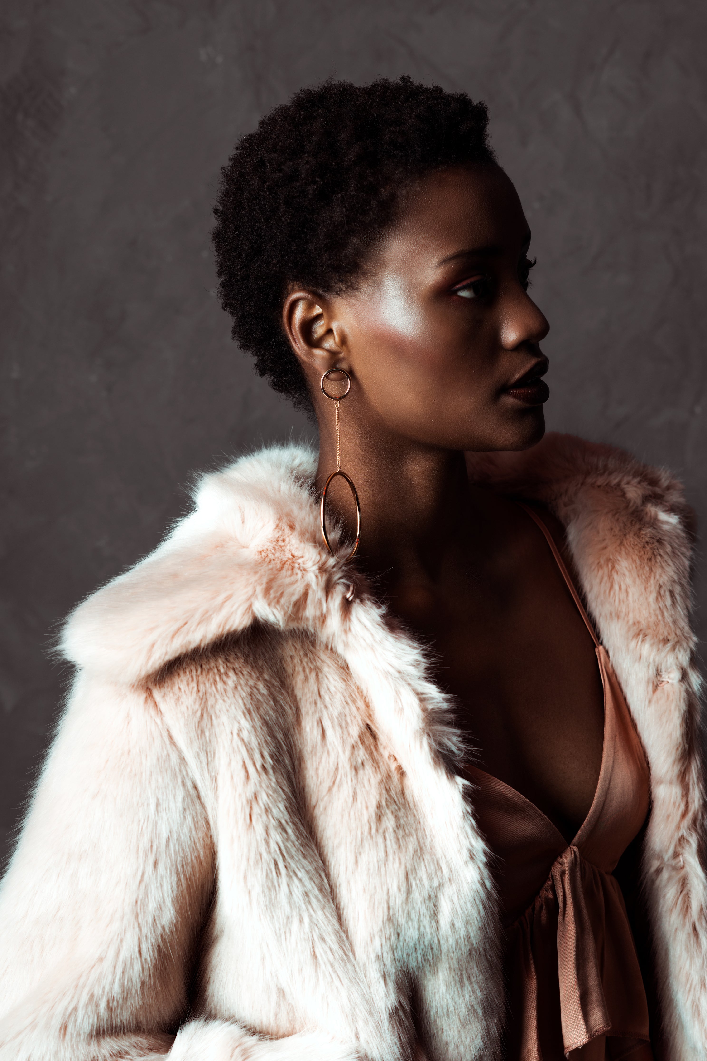 Statement earrings styled to suit different face shapes
