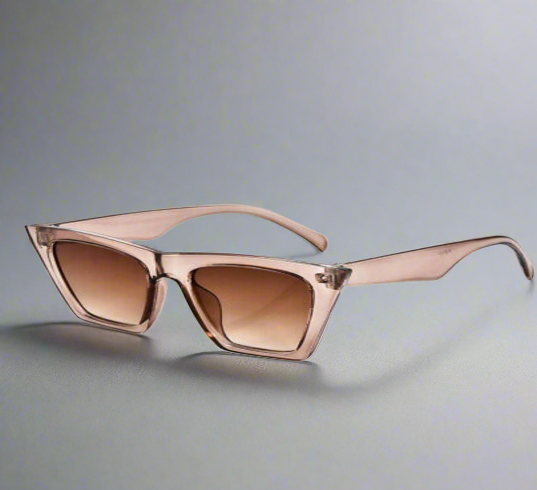 Blush oversized square sunglasses