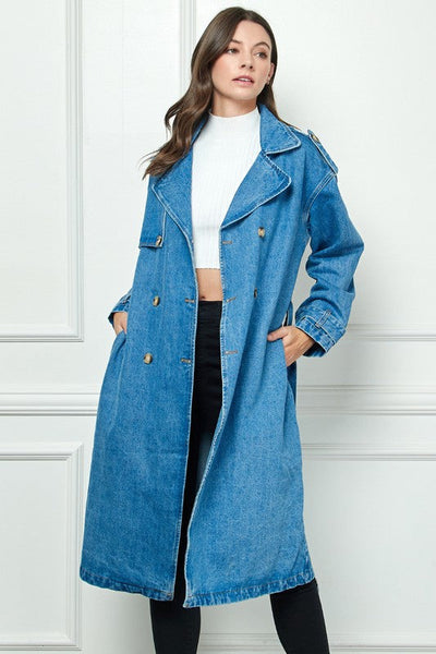 Dakota Denim Trench C no – SAM D'MONES