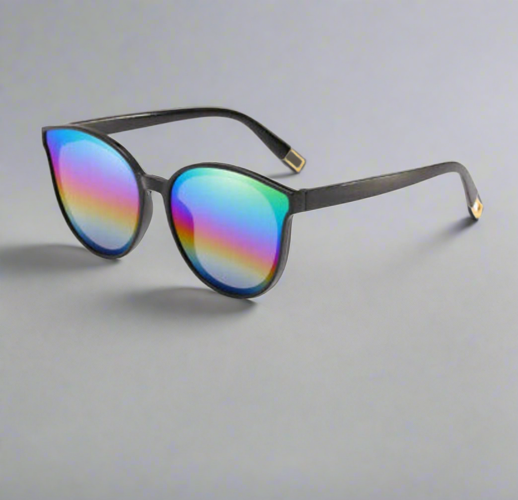 Black polarized sunglasses
