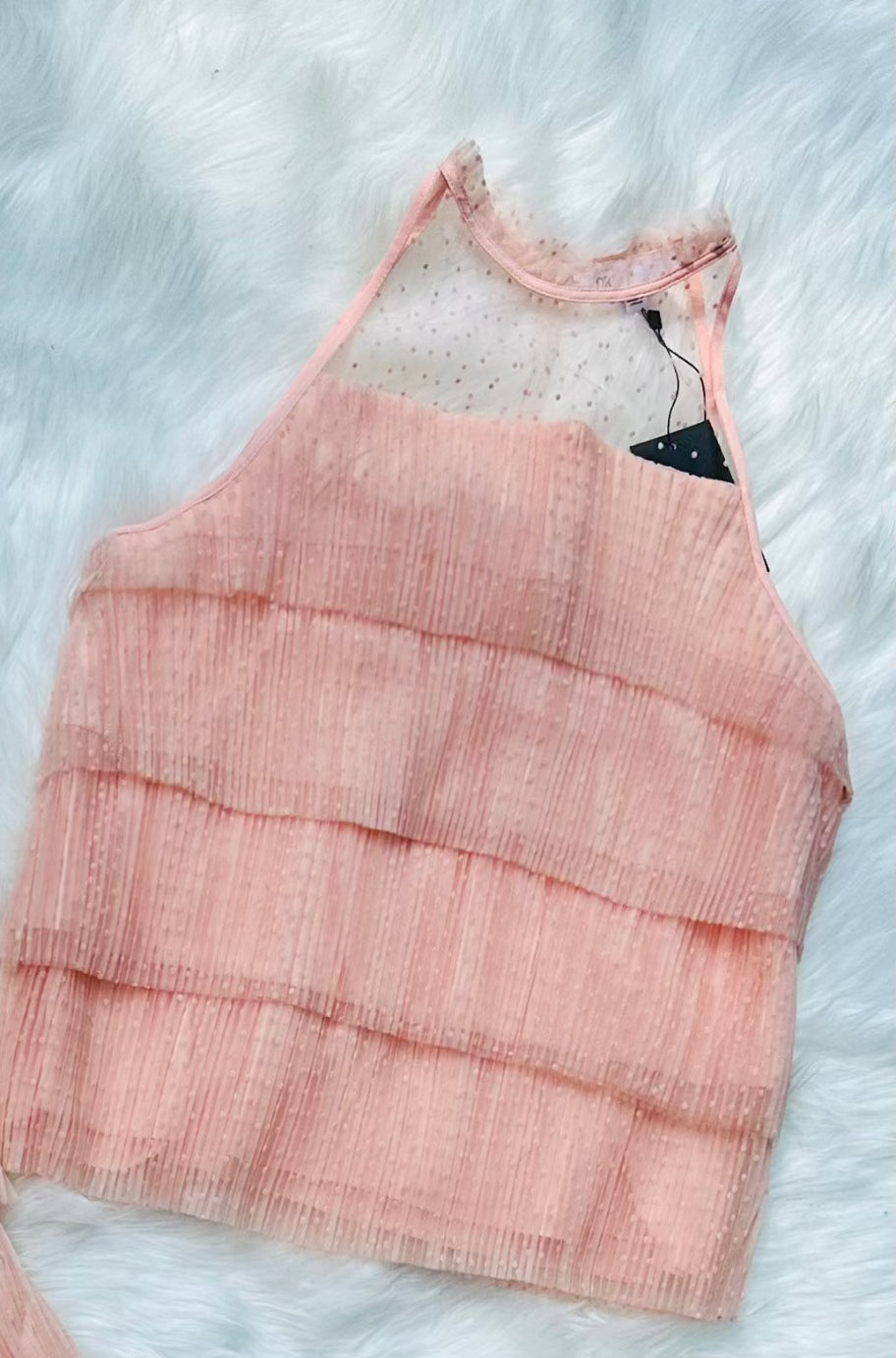 Pink tulle skirt set, alternate view