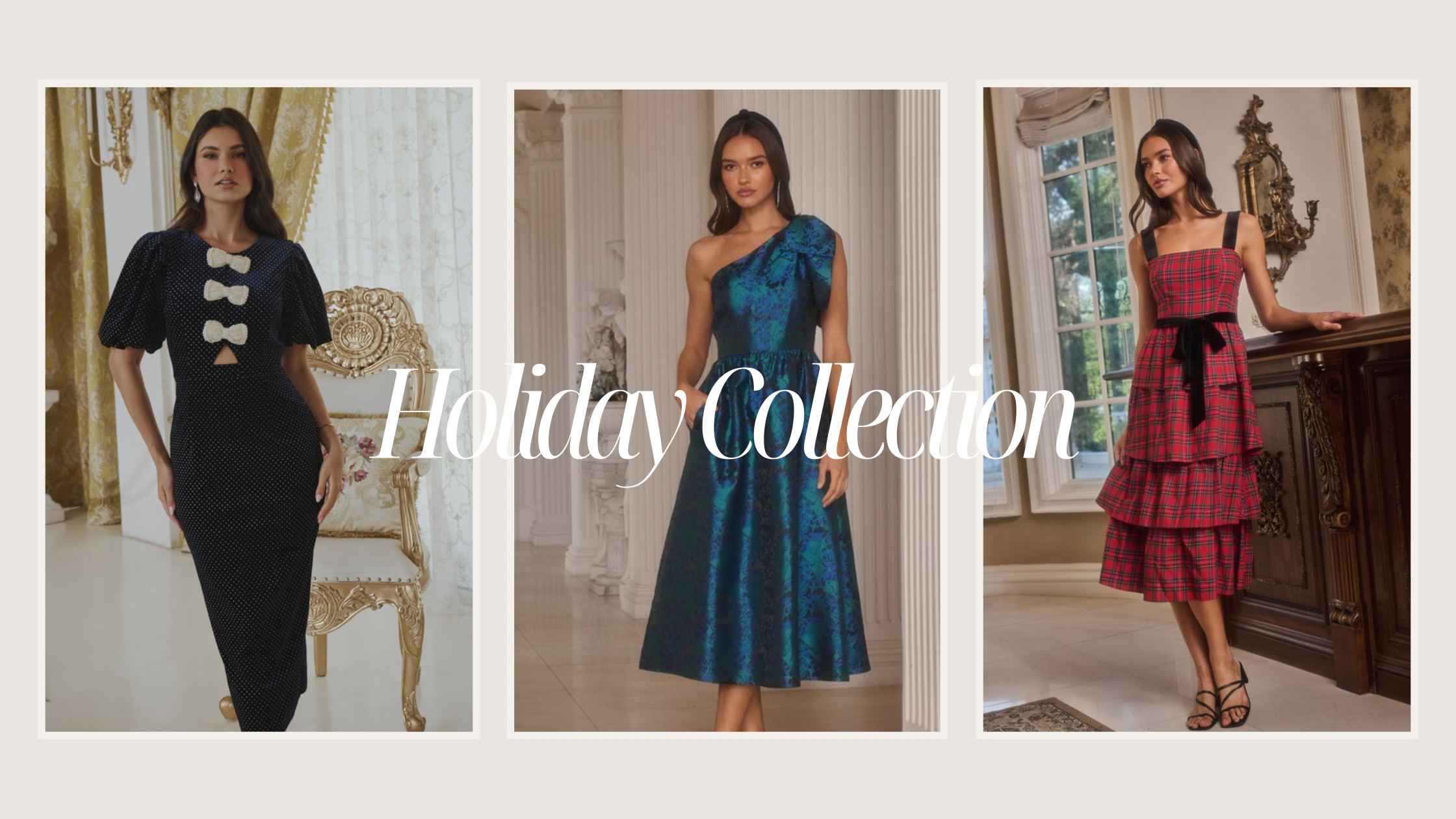 Velvet, sequin and metallic holiday party dresses