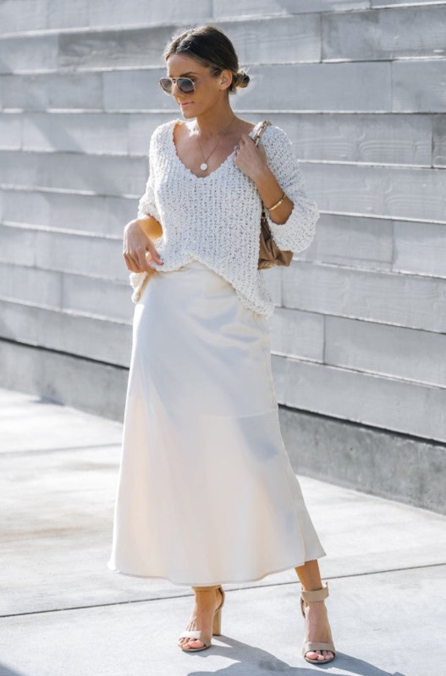 Tuscany midi skirt, back view