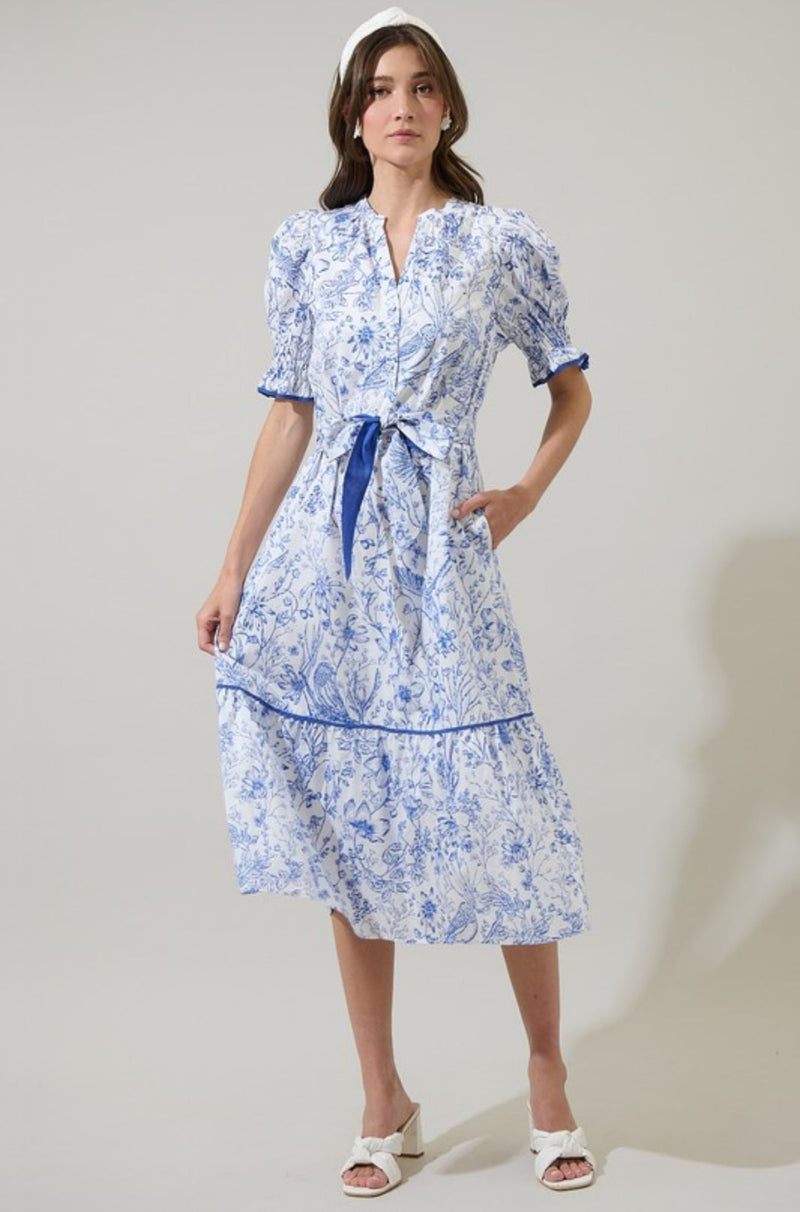 Kaly Nori Floral Dress