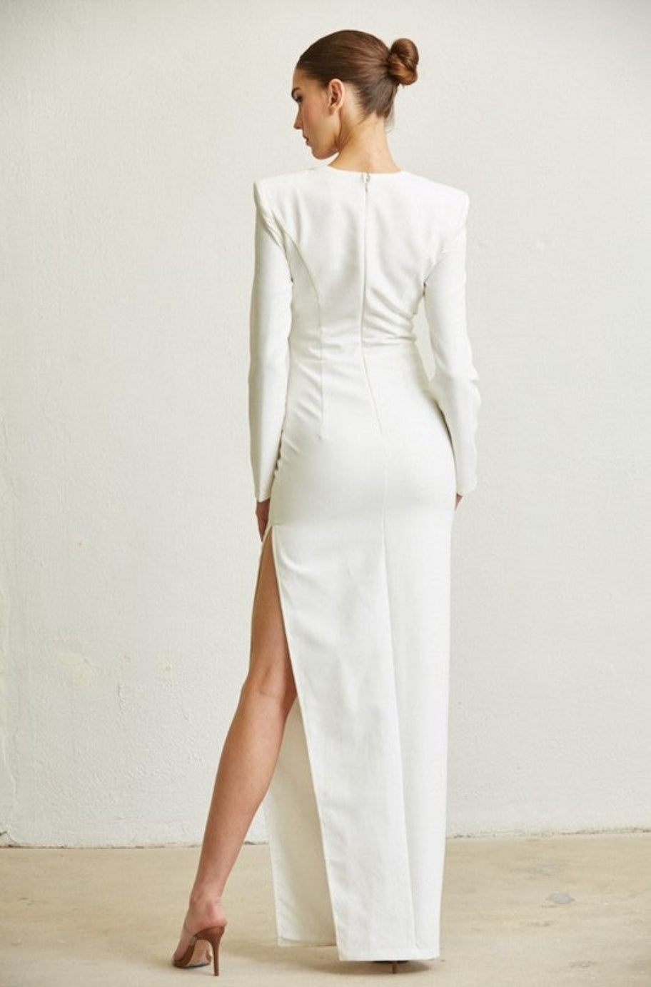 Celestia Elan gown, side view