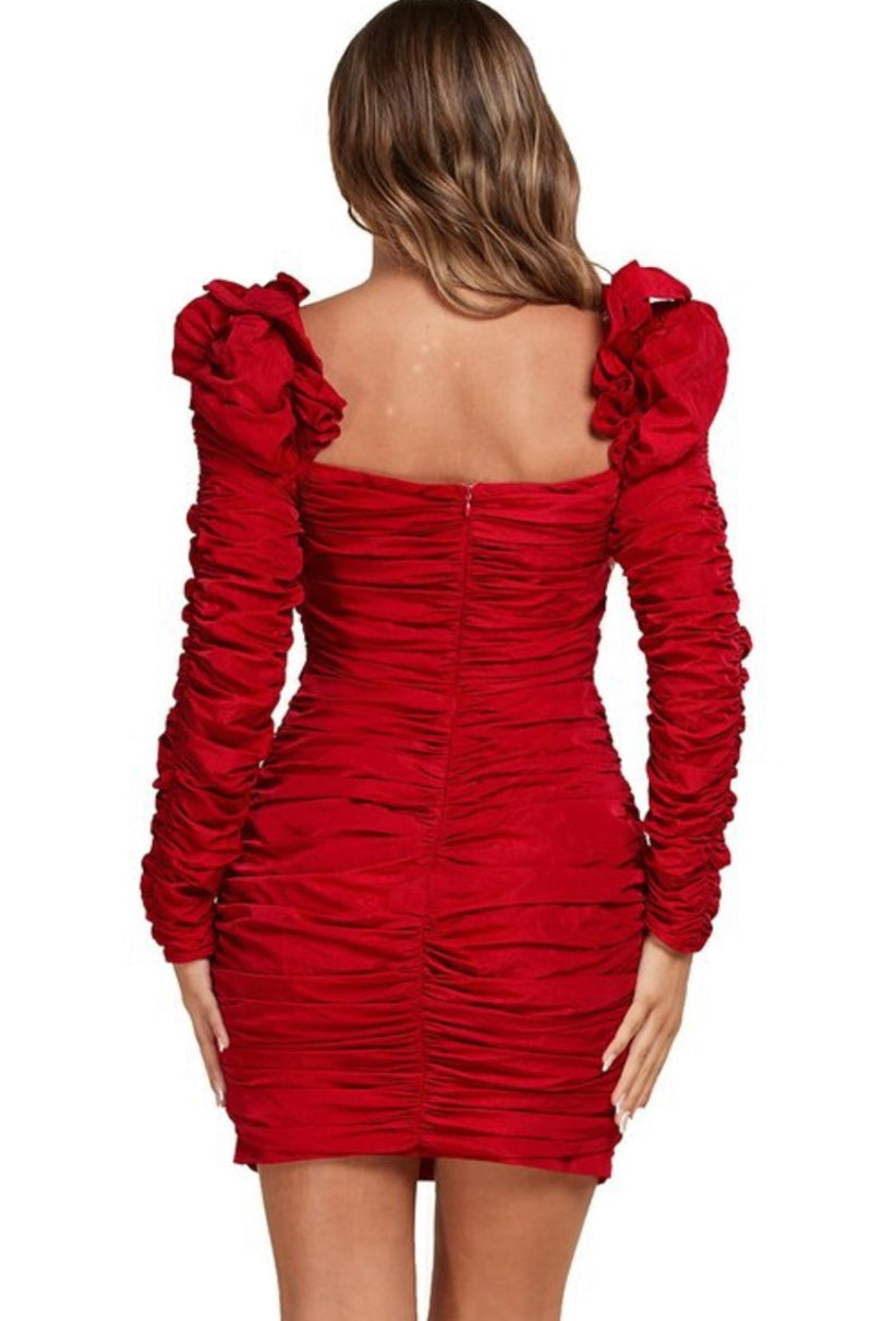 Red Rose Rita Mini Dress