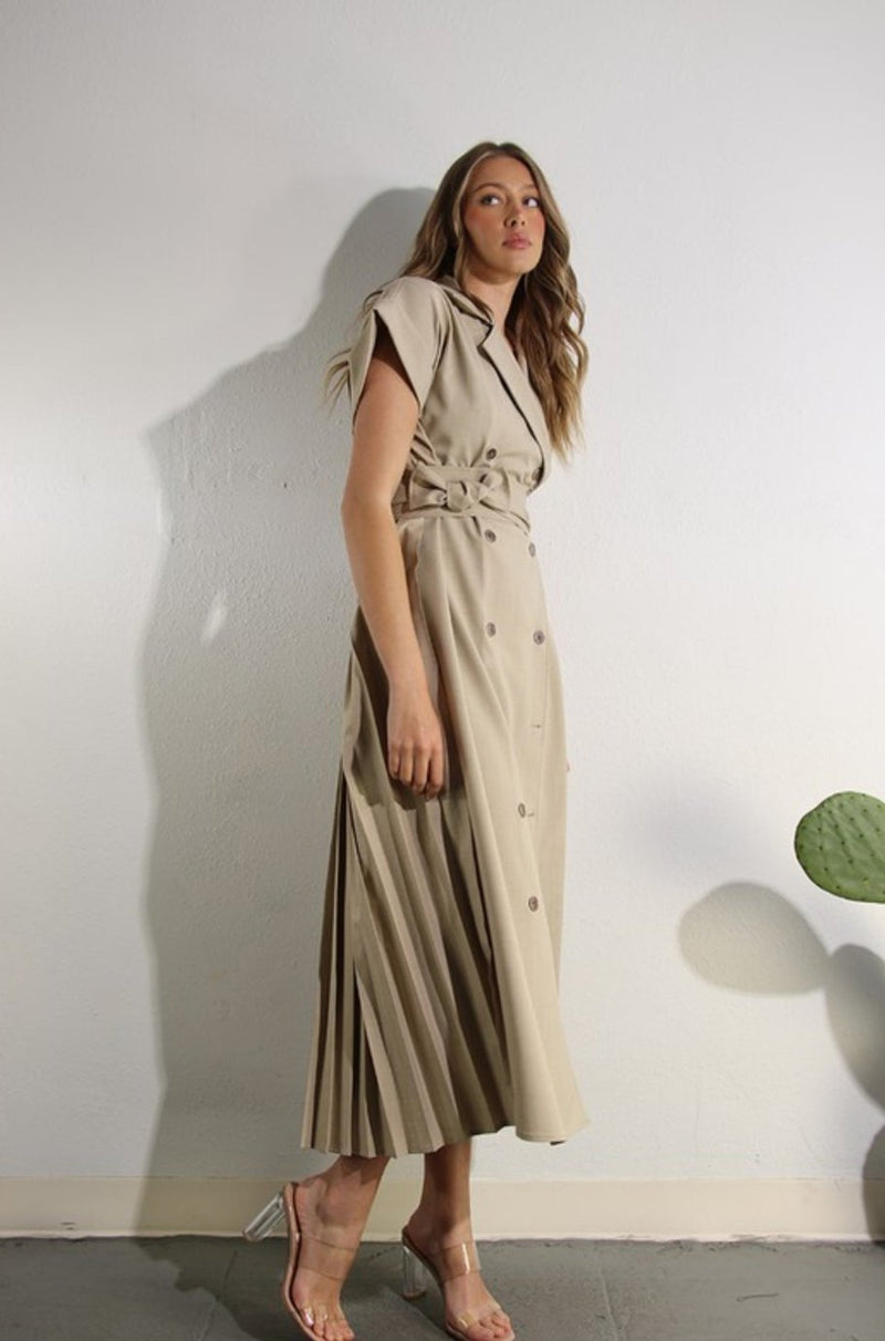 Milani Trench Jacket Pant Set