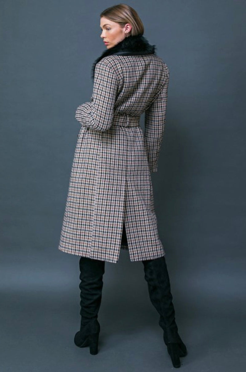 British Check Coat