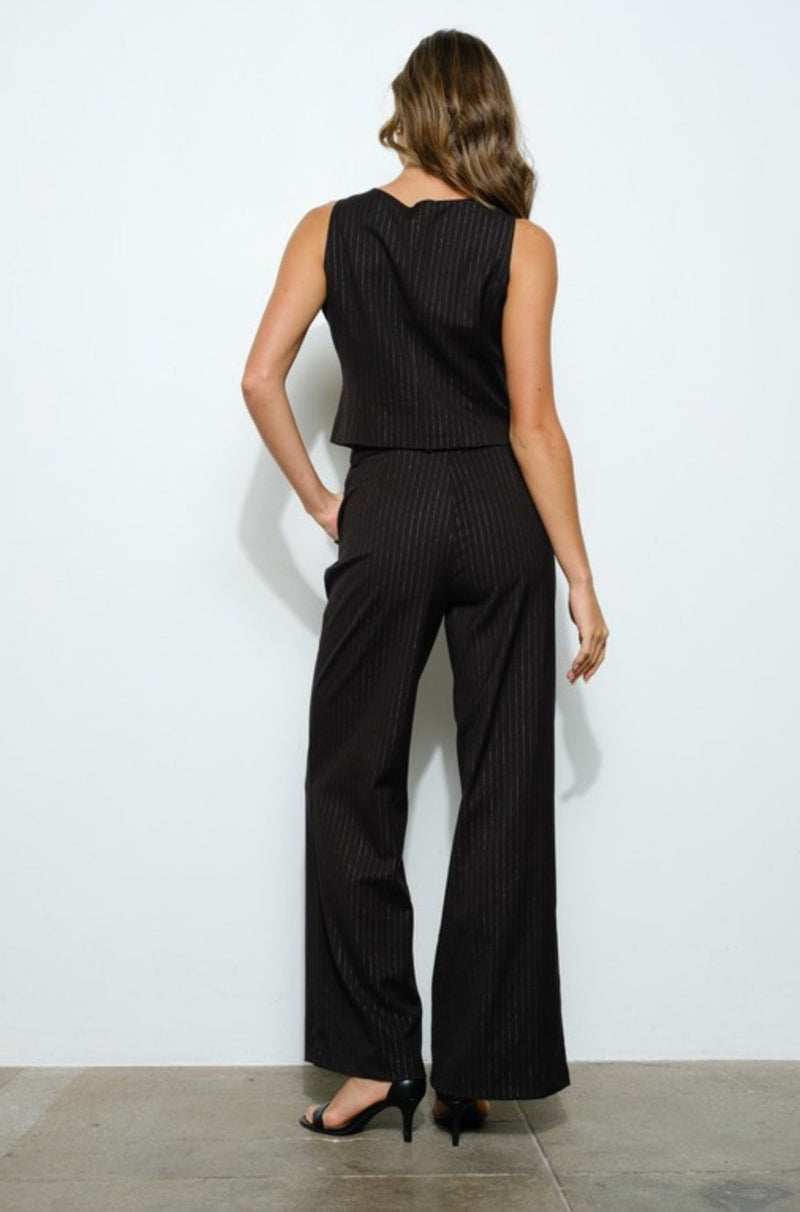 Dalia Pinstripe Pants