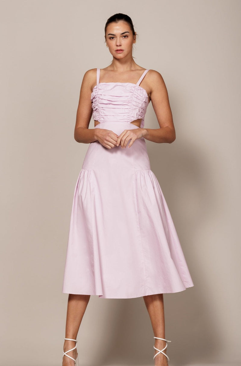 Bellini Lavender Midi Dress - SAM D'MONES Bellini Lavender Midi Dress - SAM D'MONES