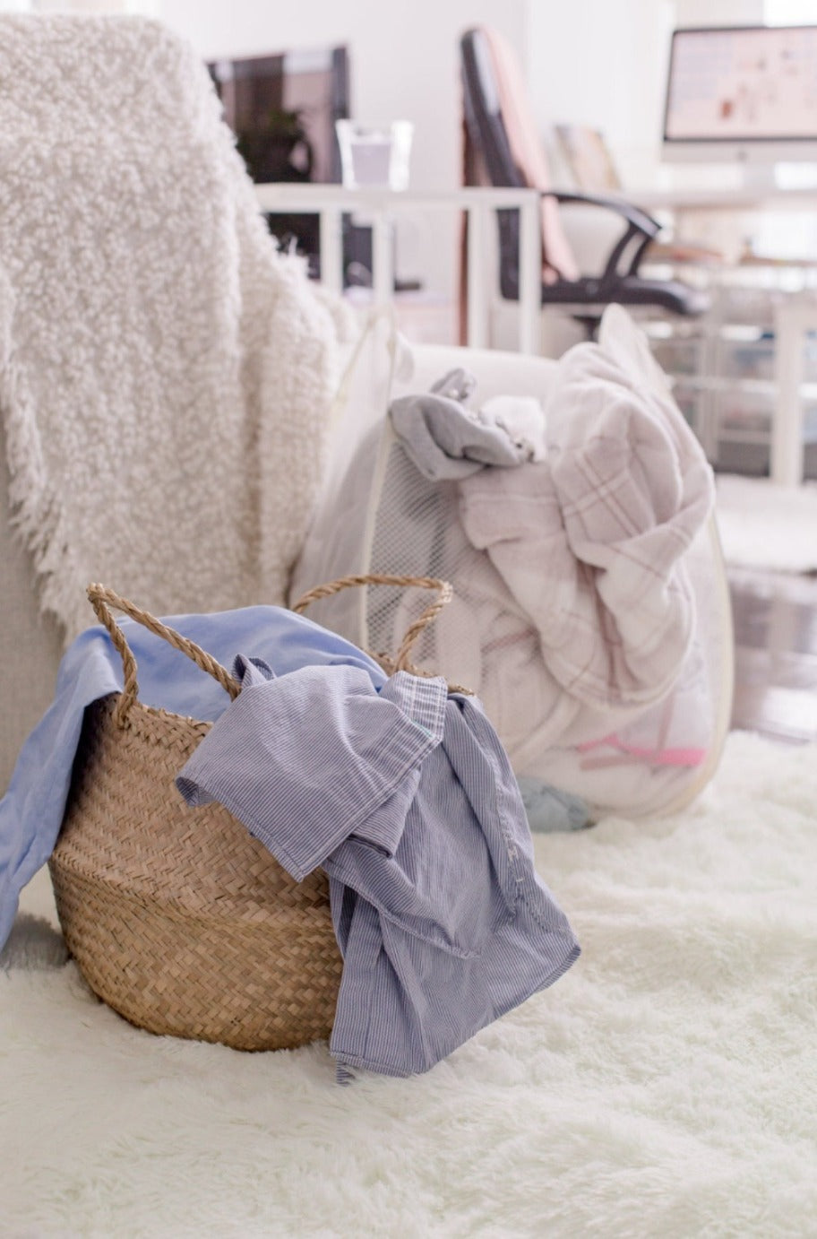Vivian Abreu working through a client's wardrobe