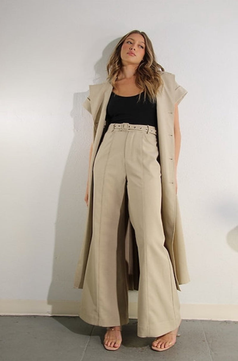 Milani Trench Jacket Pant Set