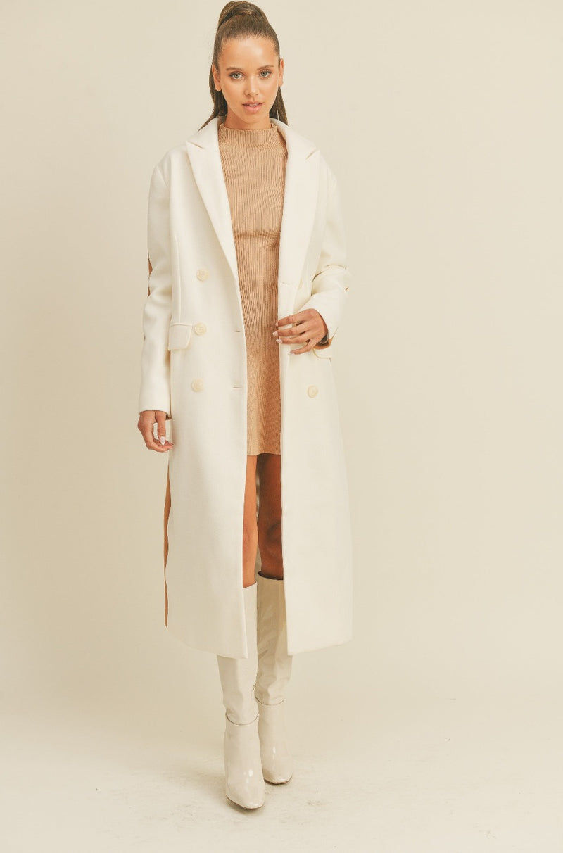 Karlie Long Color Block Coat