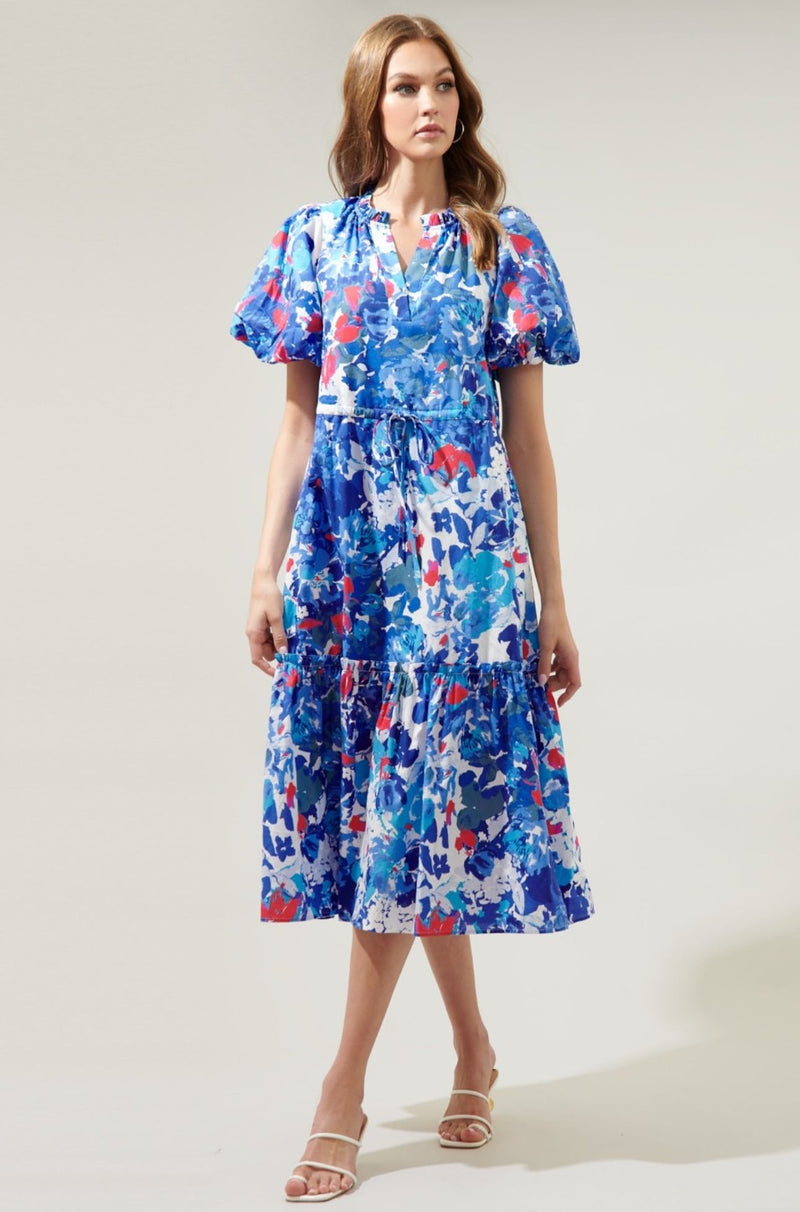 Mable Blue Floral Dress