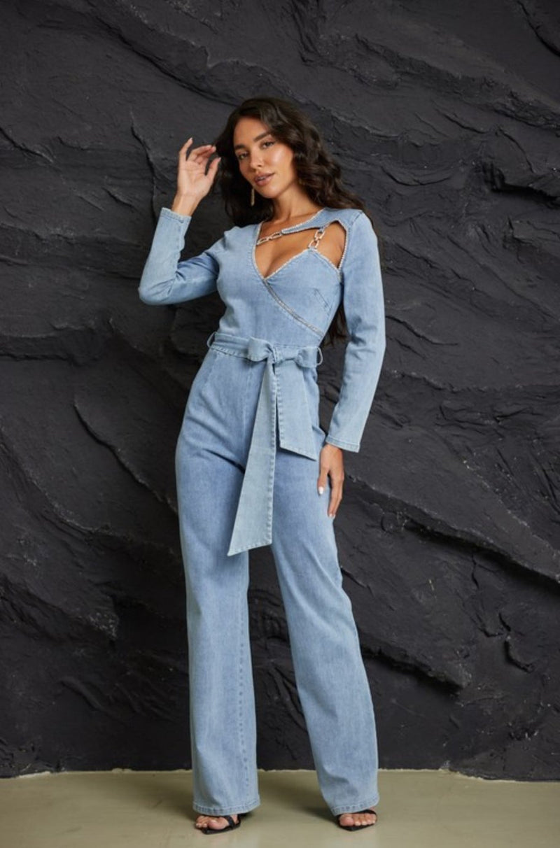 Denim jumpsuit, jean jumpsuit, jumpsuit, party jumpsuit
