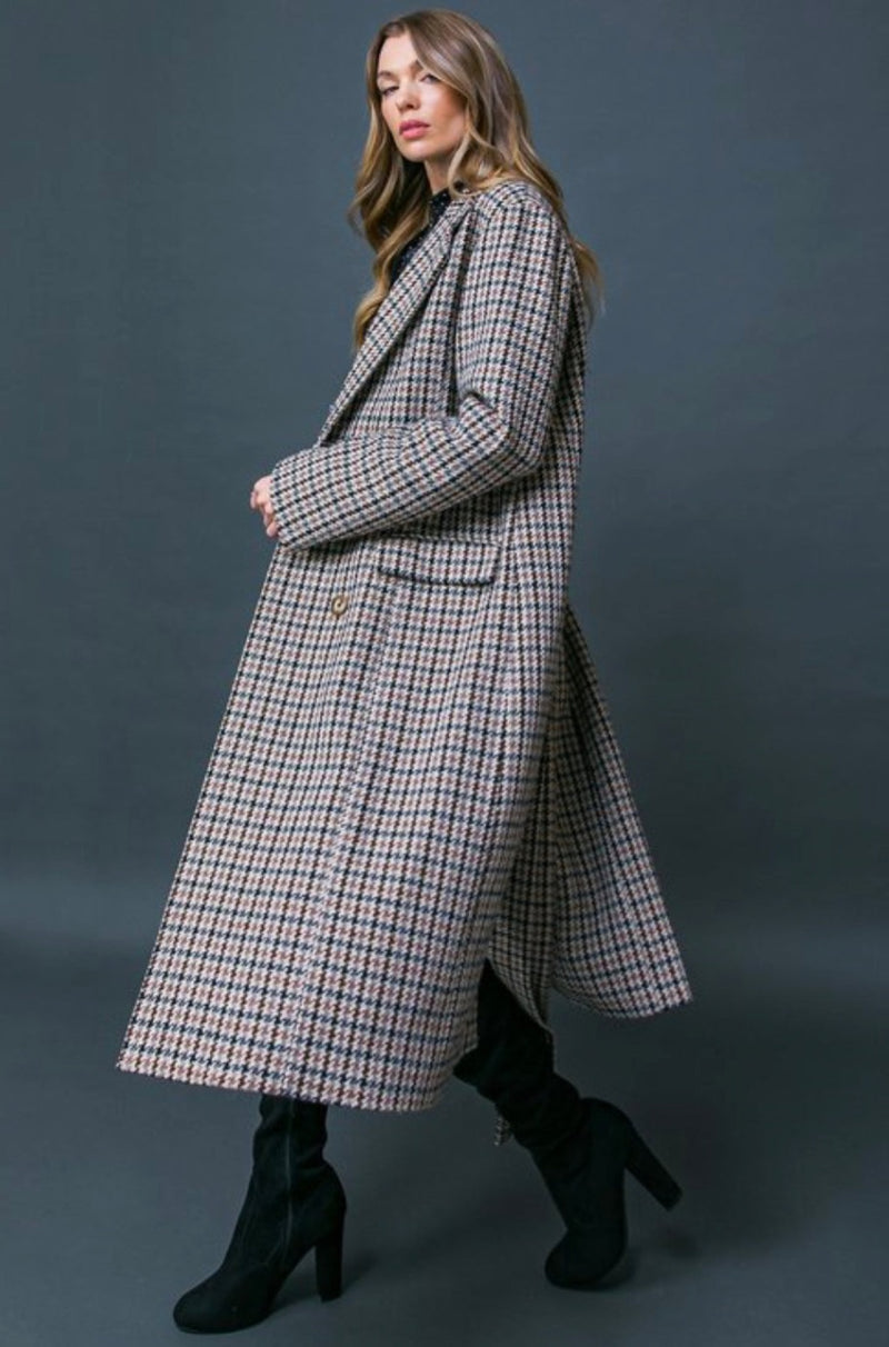 British Check Coat