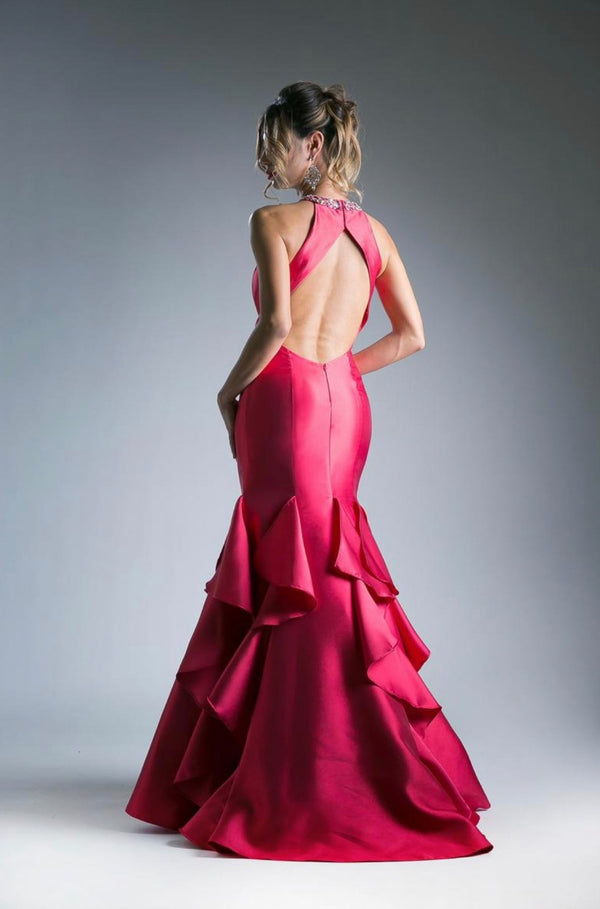 Fuchsia Mermaid Gown