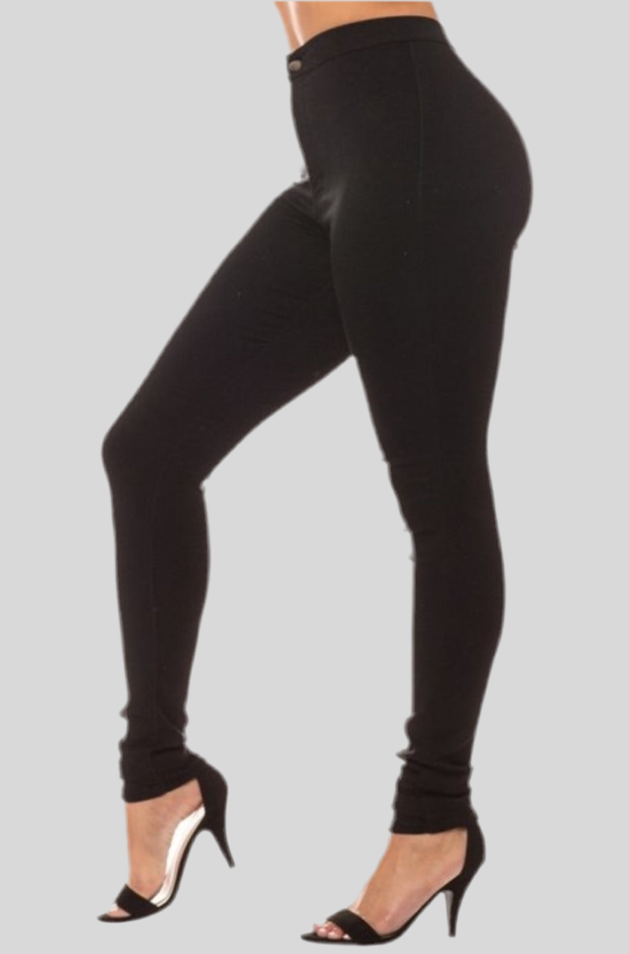 Black jeans, back view