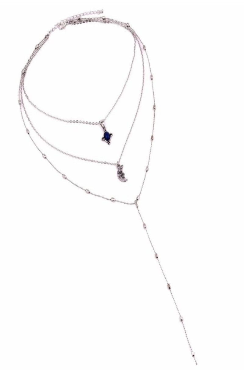 Blue Moon Multi-Layered Necklace