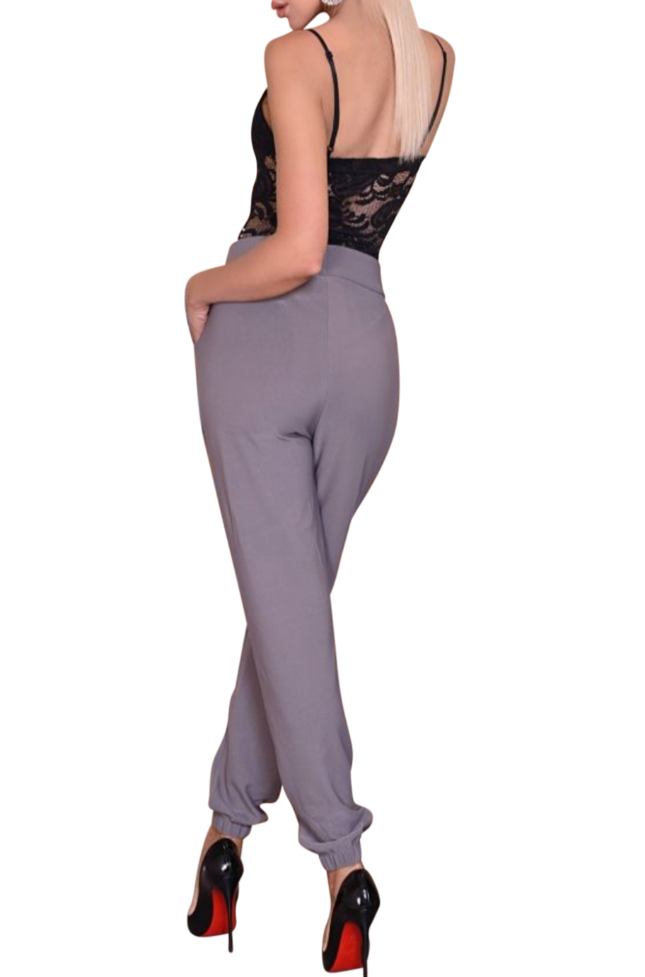 Olive chain cargo trousers, alternate view
