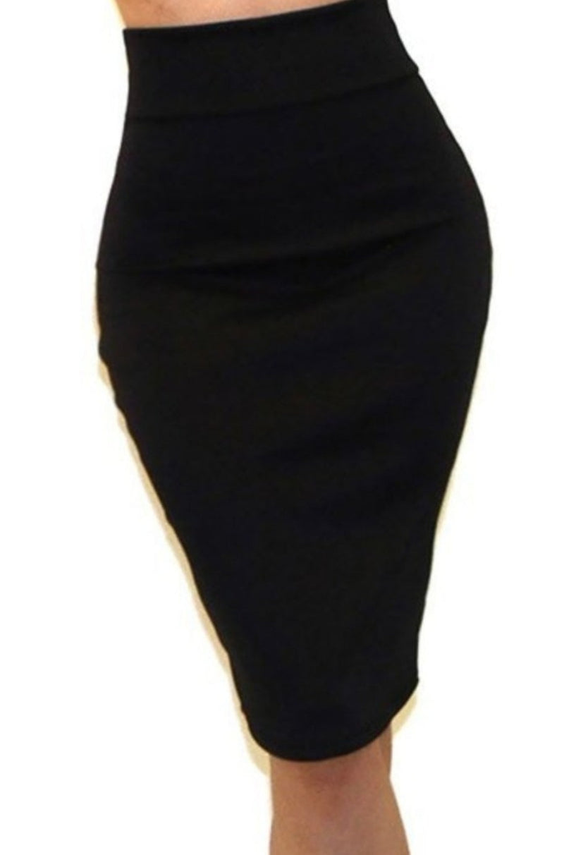 black pencil skirt, pencil skirt, black skirt, skirt
