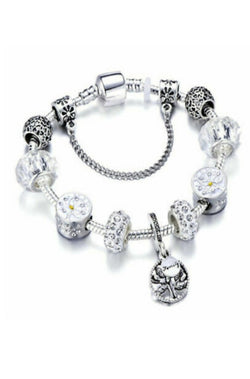 pandora charm bracelet, silver bracelet, charm bracelet, bracelets