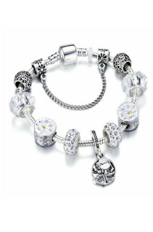 pandora charm bracelet, silver bracelet, charm bracelet, bracelets