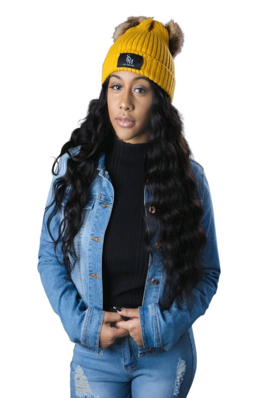 Light blue denim jacket, alternate view