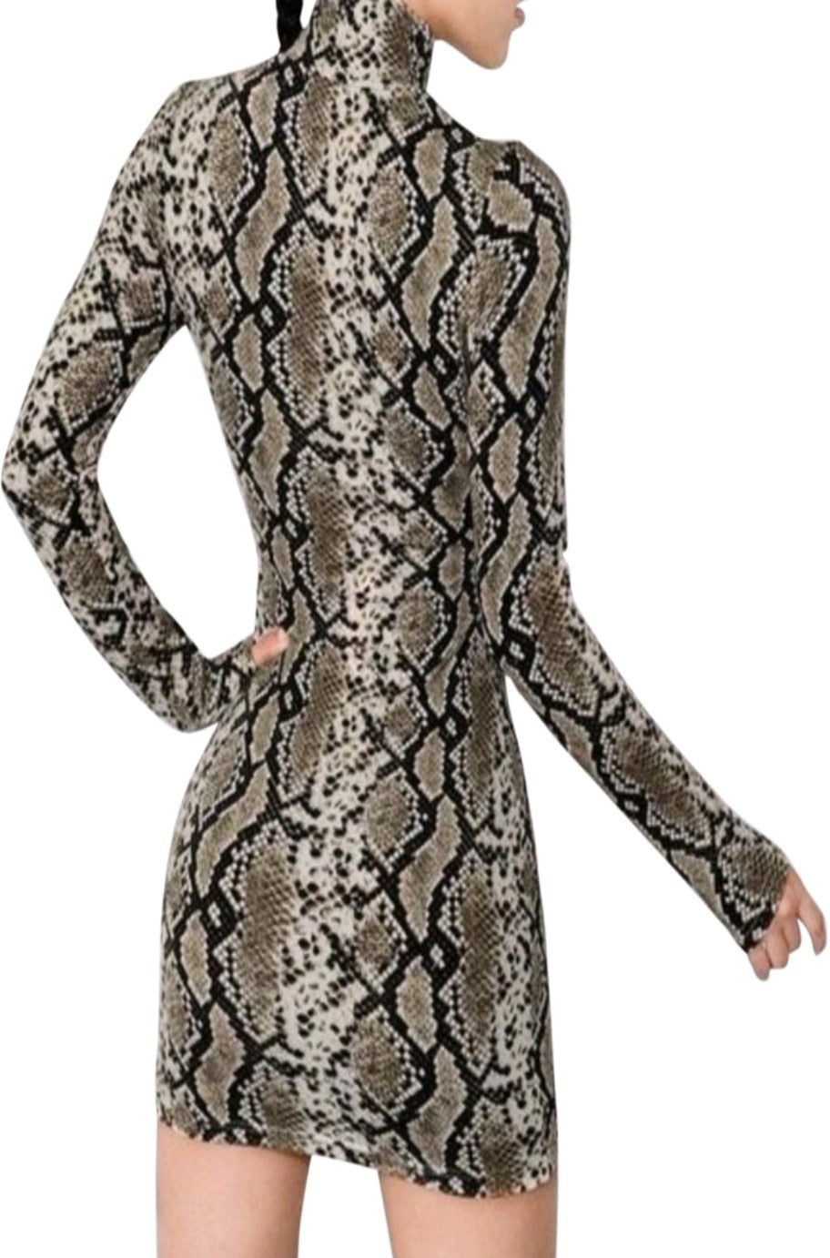 Python print dress, alternate view