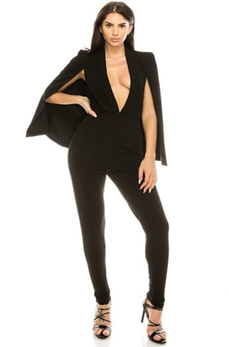 Lorena Cape Jumpsuit