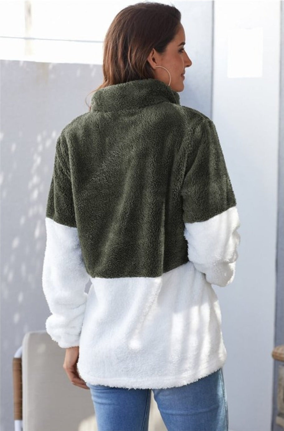 Fleece pullover, alternate view
