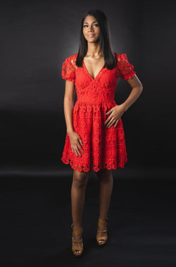 red lace dress, cocktail dress, red cocktail dress, dresses