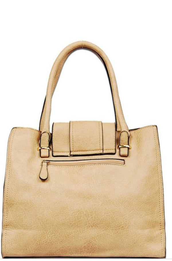 Clayton Nude Satchel