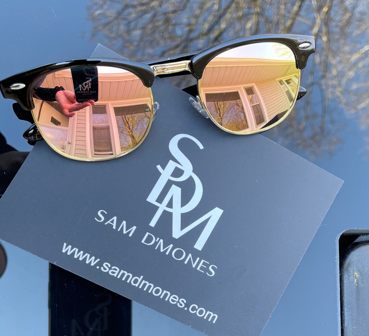 Polarized sunglasses, alternate view