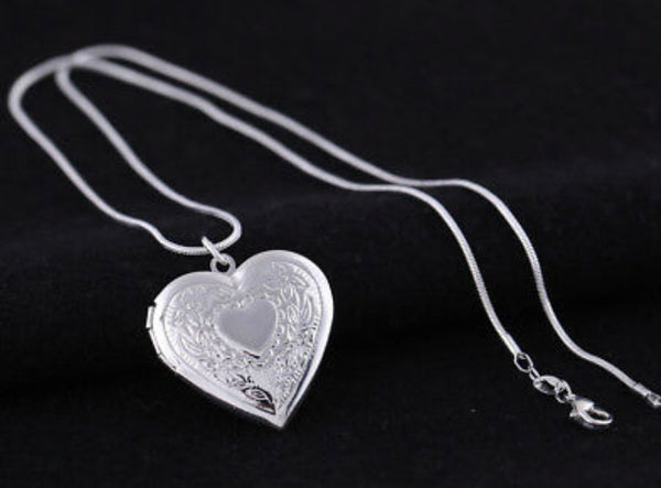 sterling silver heart locket