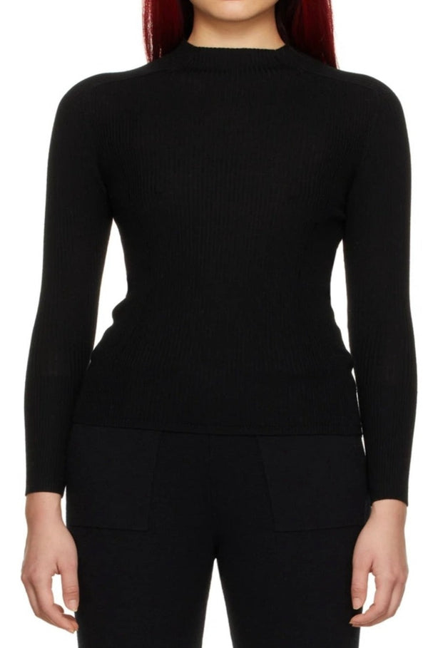 black slim sweater, black fitted sweater, black sweater, sweaters, black knit sweater, black knit fitted sweater, yellow sweater, yellow fitted sweater, yellow knitted sweater