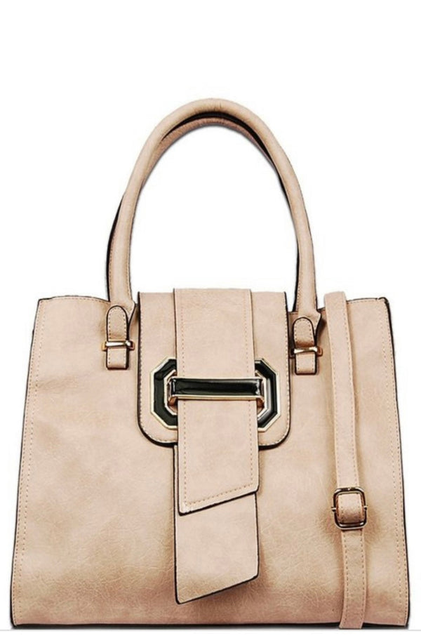 Clayton Nude Satchel
