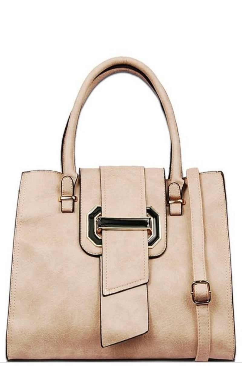 Clayton Nude Satchel