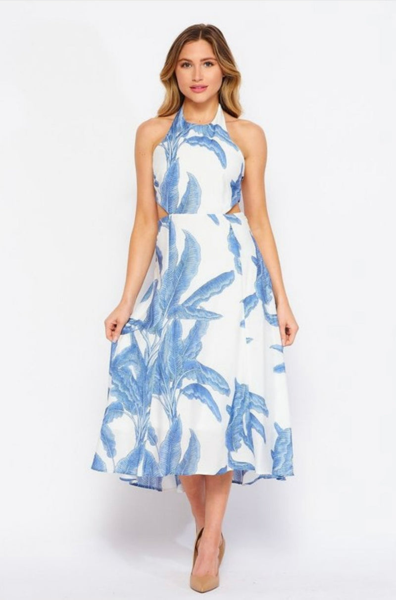 Westin Blue Palm Dress